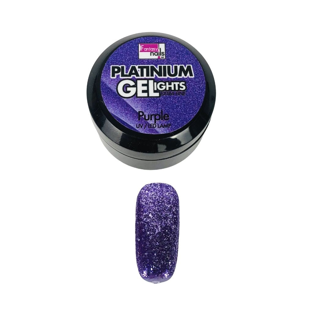 Gel Platinum Purple New Fantasy Nails